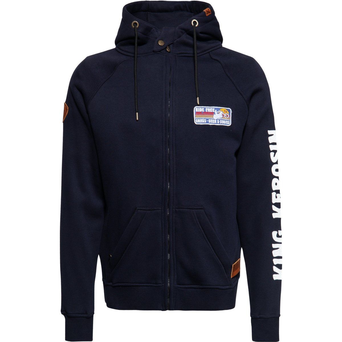 Herren Adventure Gear Sweatjacke mit Reißverschluss