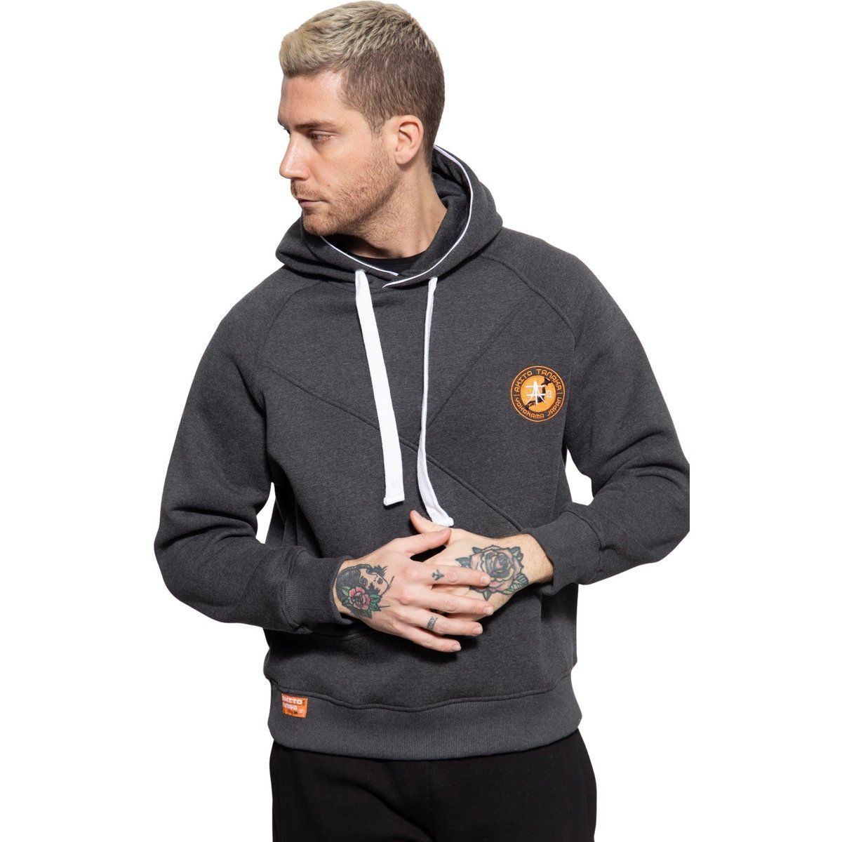 Herren Fleece-Pullover Hoodie Sweatshirt
