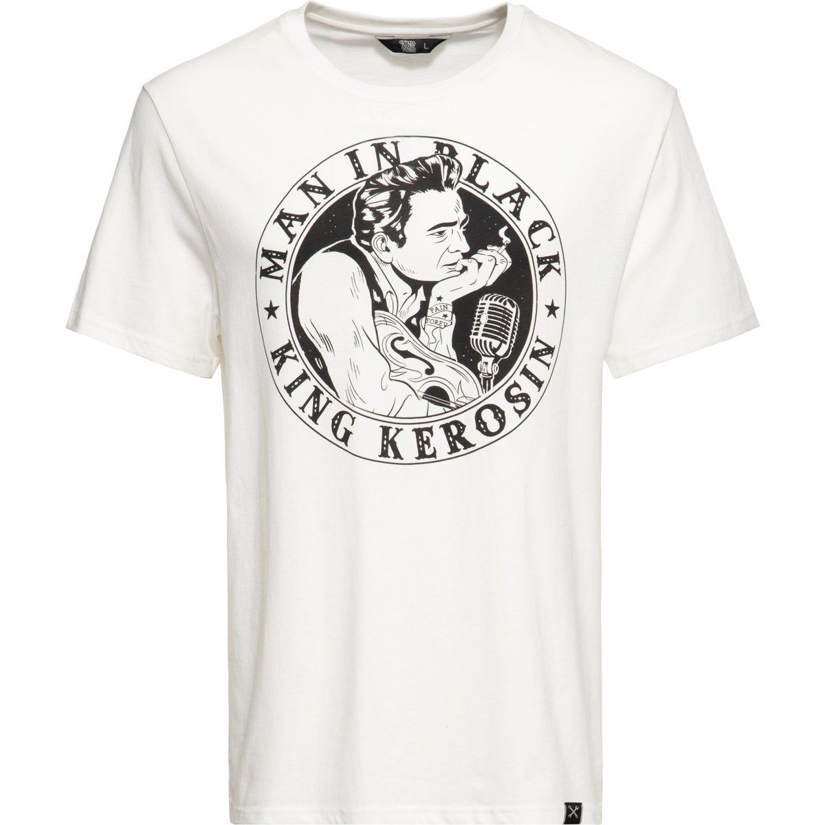 Herren T-Shirt mit Grafikprint, Rockabilly-Stil
