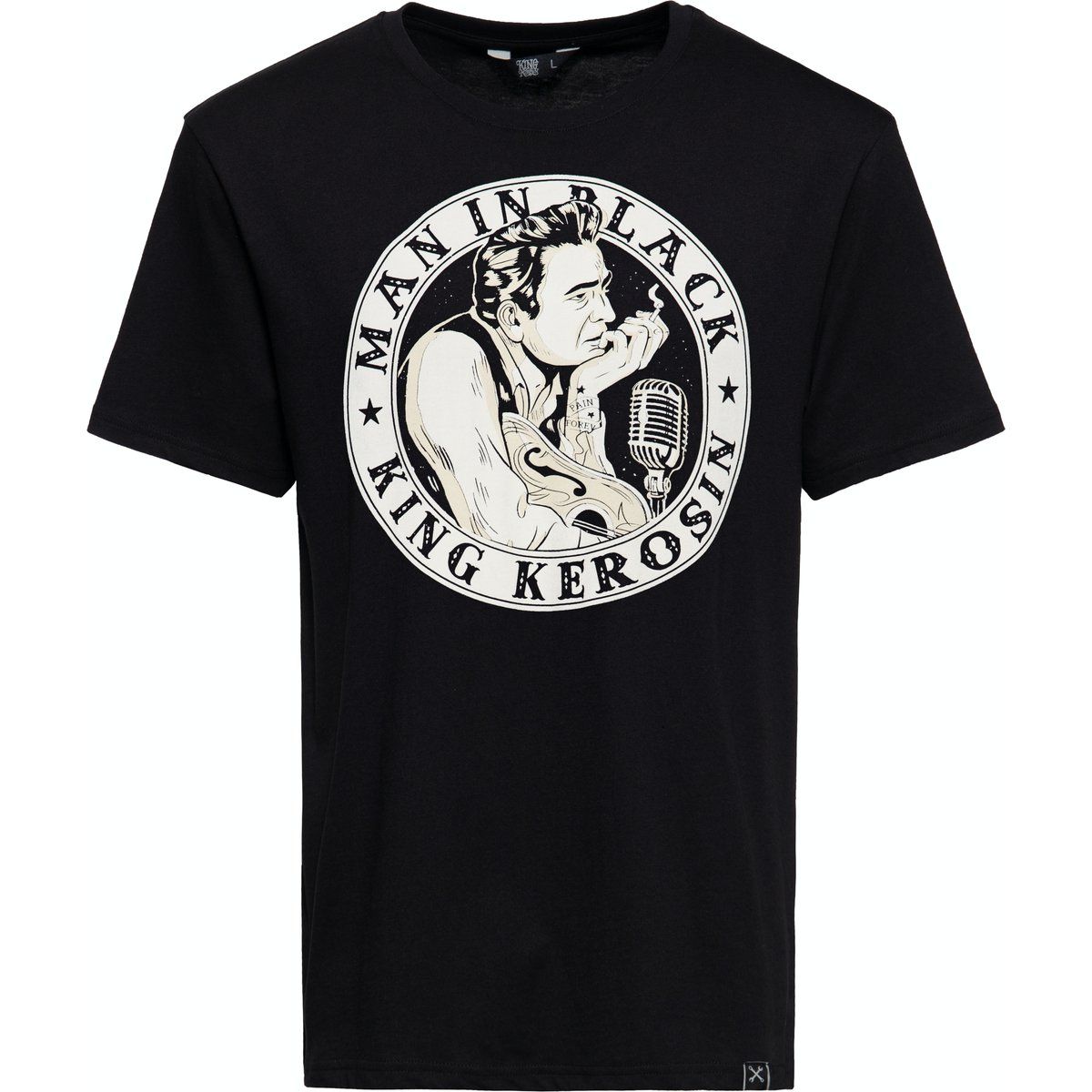 Herren Baumwoll T-Shirt mit Grafikprint
