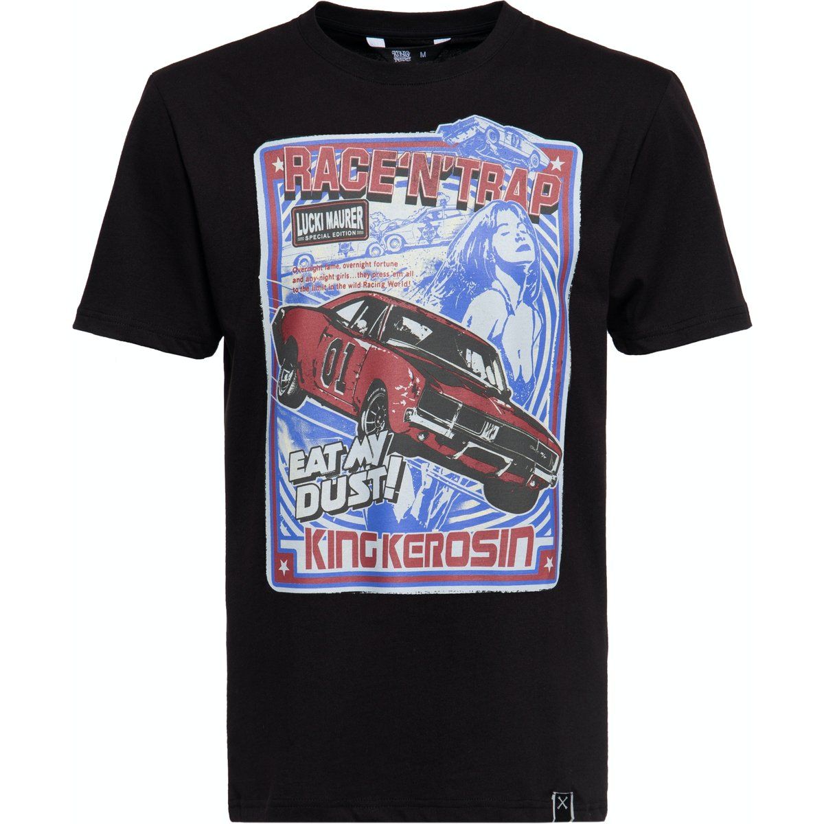 Race N Trap T-Shirt mit Grafikdruck