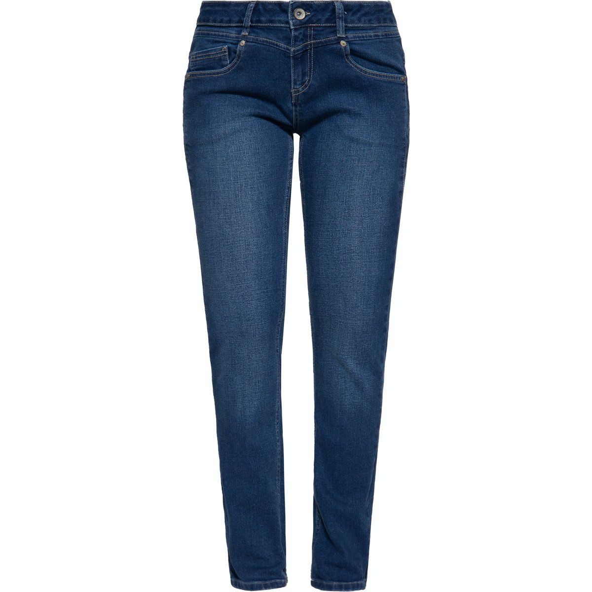 Klassische Slim Fit Jeans mit mittelhoher Taille