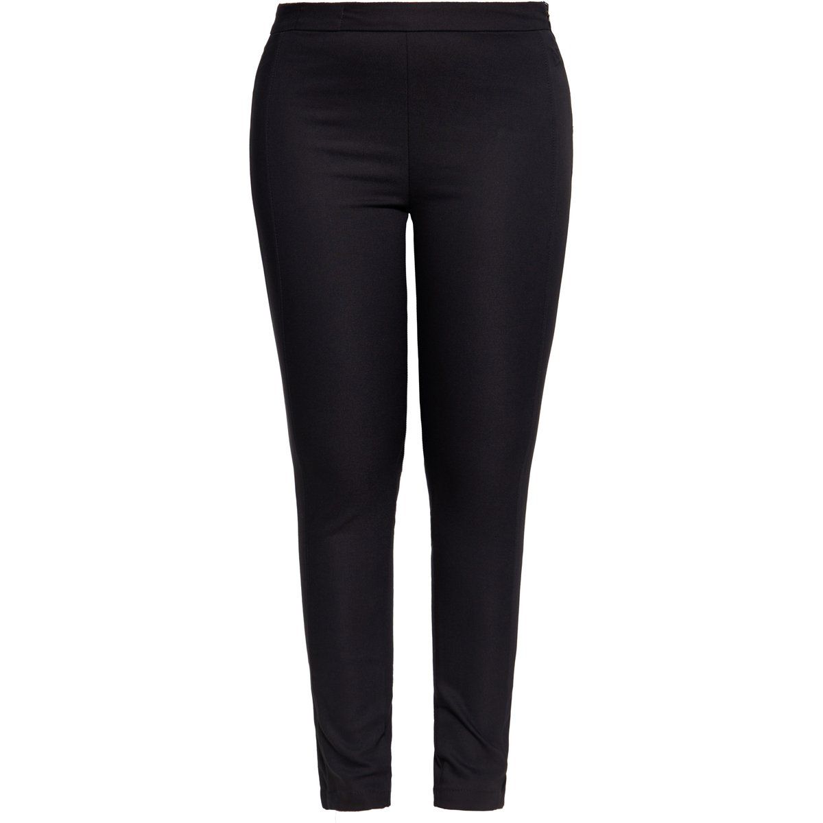 Klassische, schmal geschnittene Hose mit hoher Taille