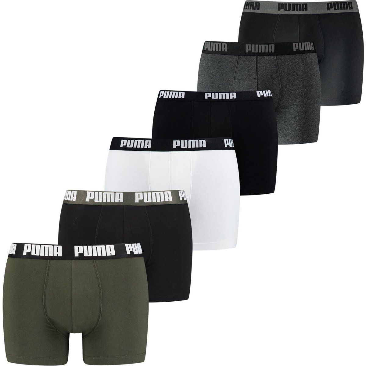 Herren Basic Logo-Bund Boxershorts