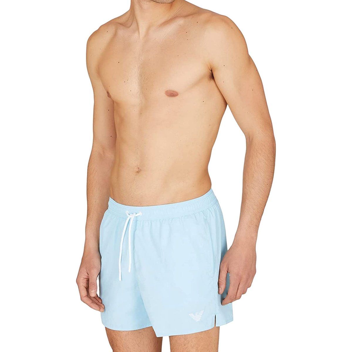 Hellblaue Badeshorts für Herren