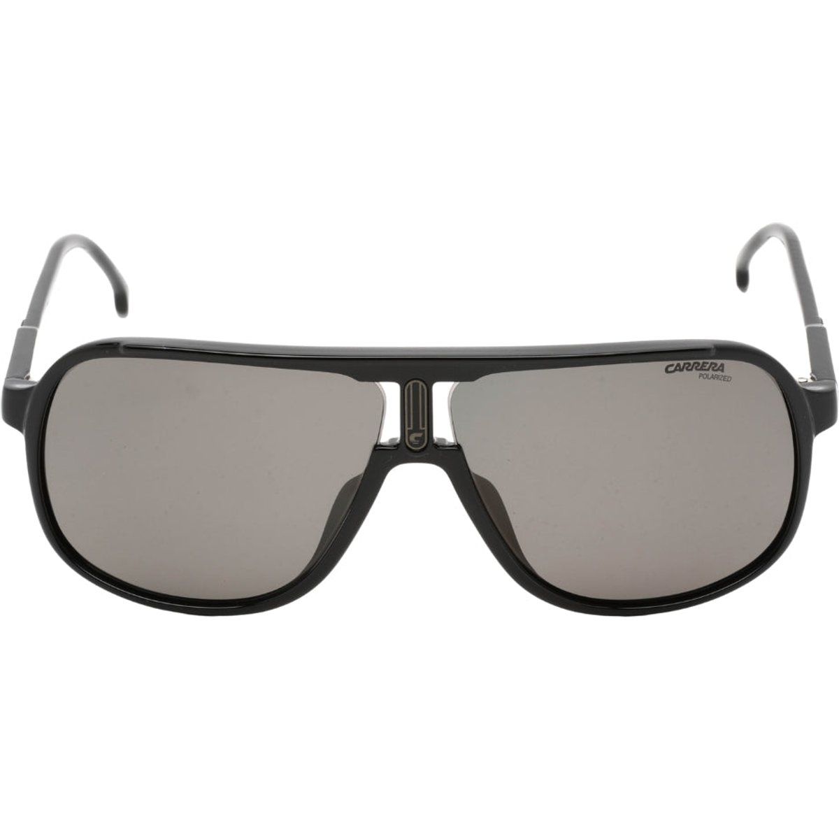 Klassische schwarze Pilotenbrille polarisierte Gläser