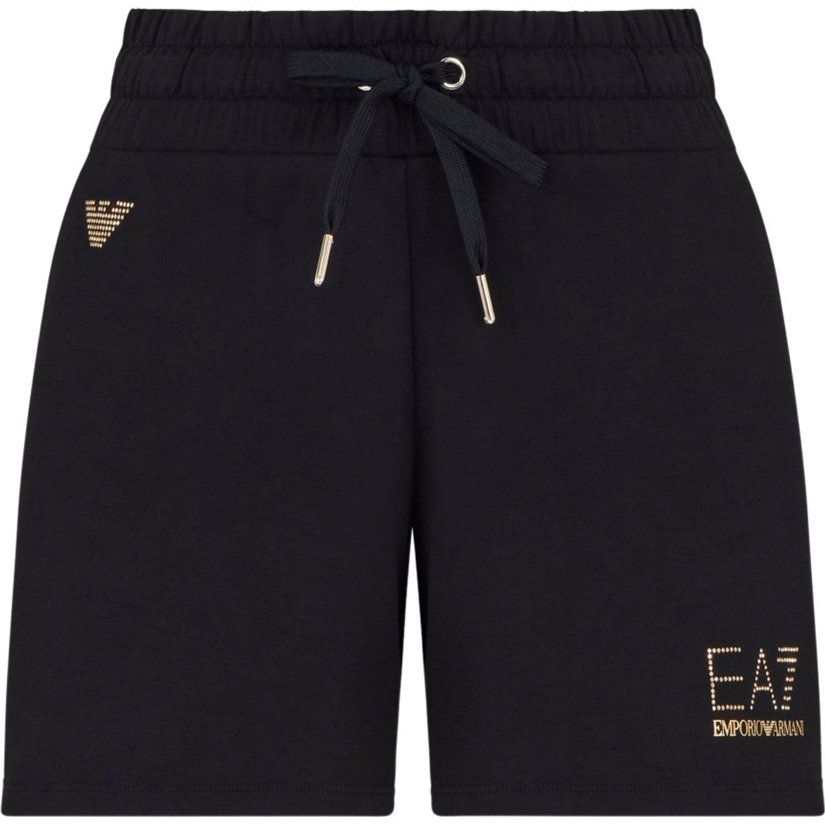 EA7 Strickshorts mit lockerer Passform