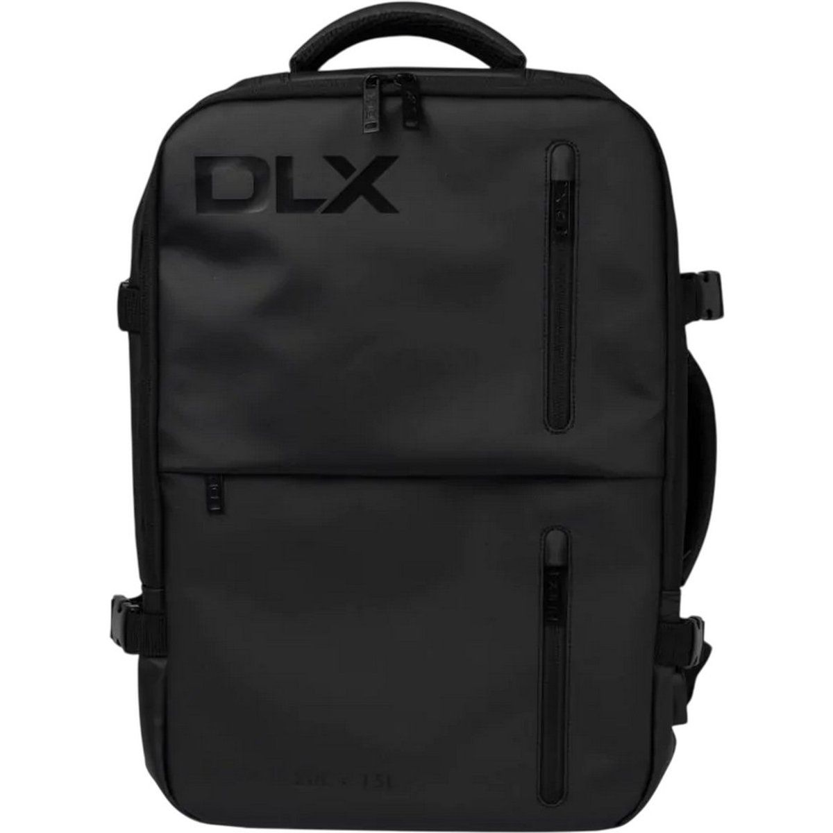 Vielseitiger schwarzer Reiserucksack 20-35L