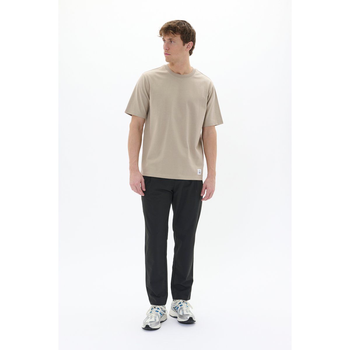 Lässiges Basic T-Shirt aus Baumwolle