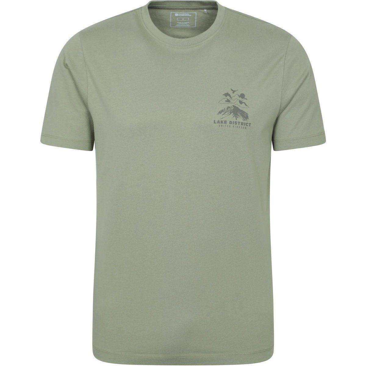 Mountain Warehouse - "Lake District" T-Shirt für Herren kurzärmlig (Khakigrün)