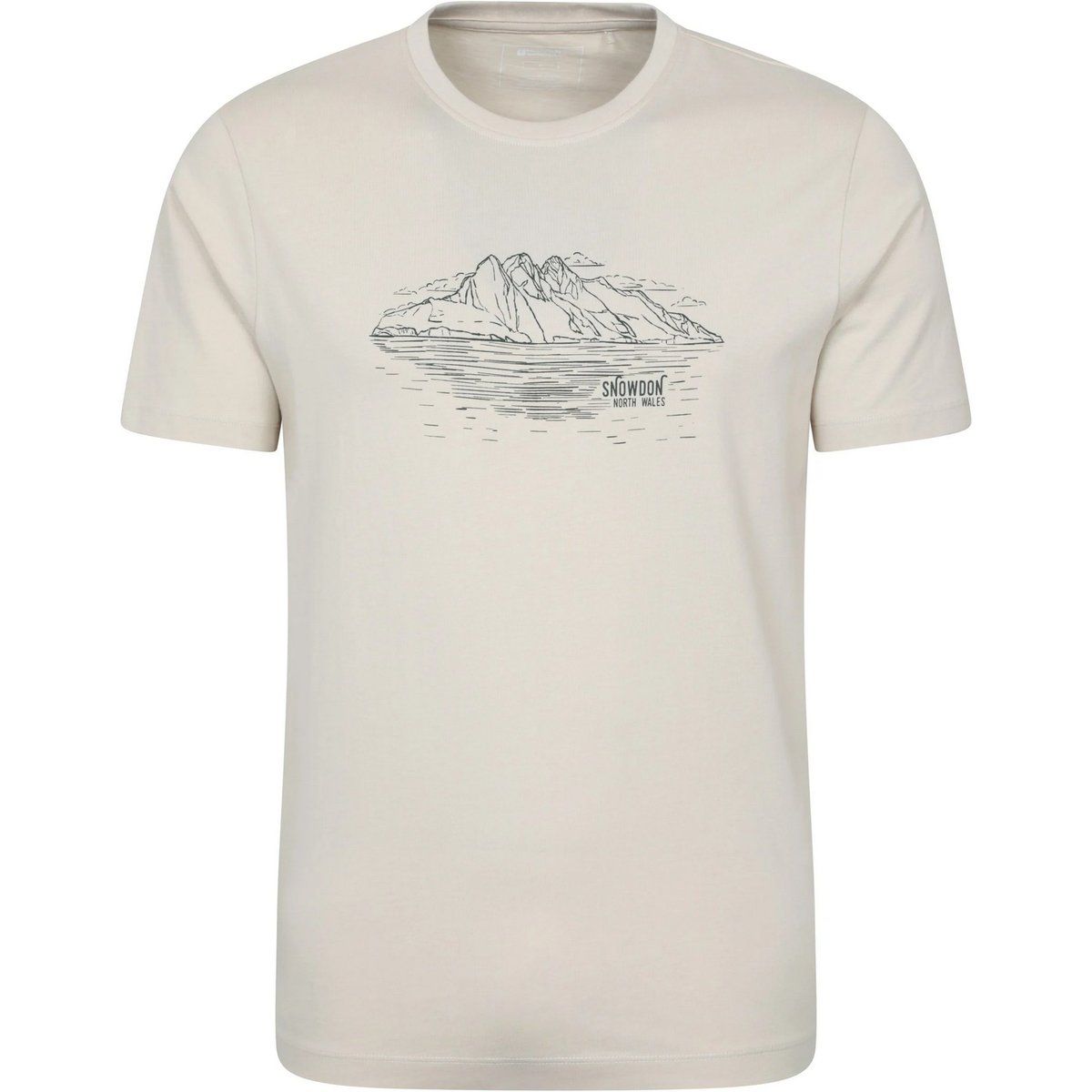 Mountain Warehouse - "Snowdon" T-Shirt für Herren kurzärmlig (Naturweiß)