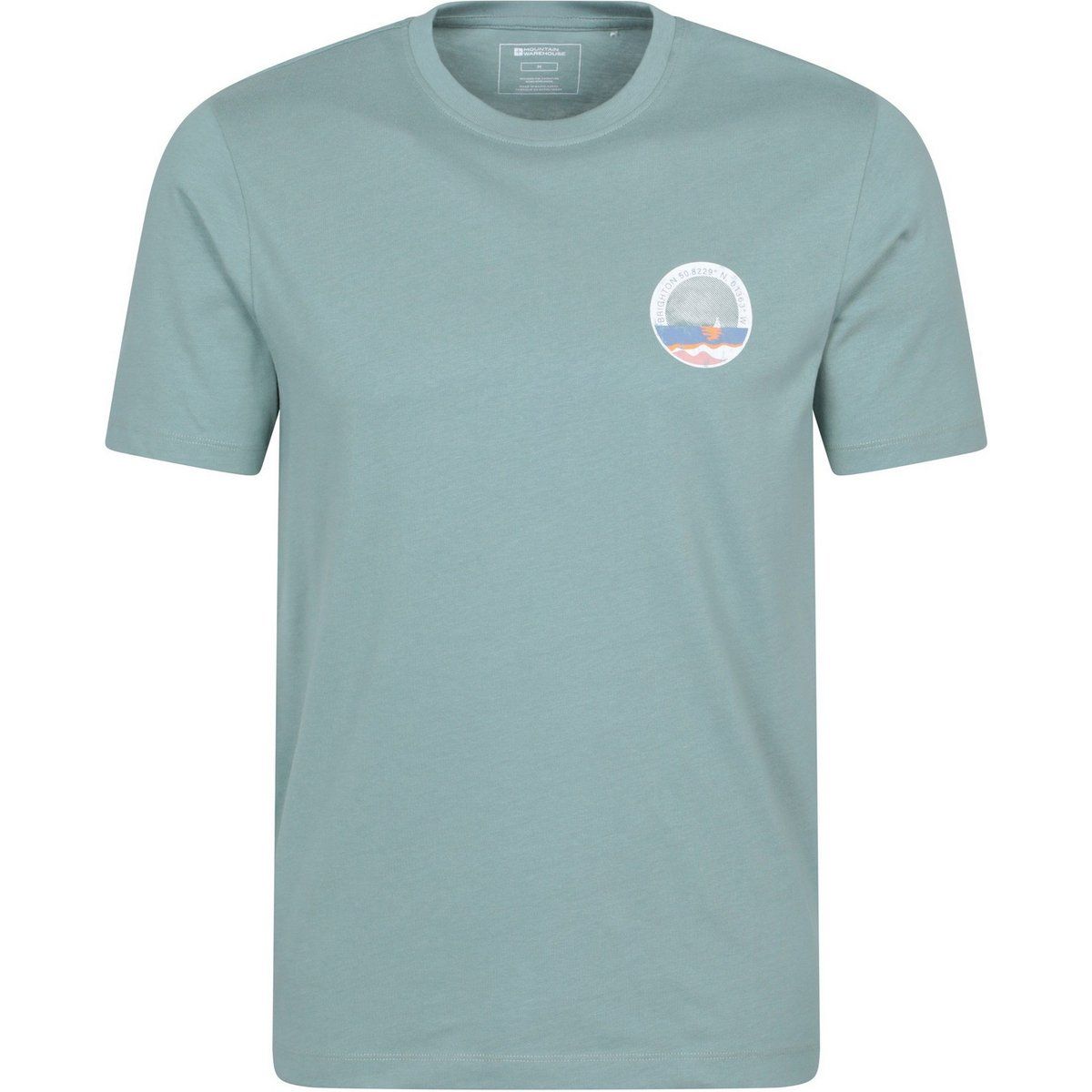 Mountain Warehouse - "Brighton" T-Shirt für Herren kurzärmlig (Blassgrün)