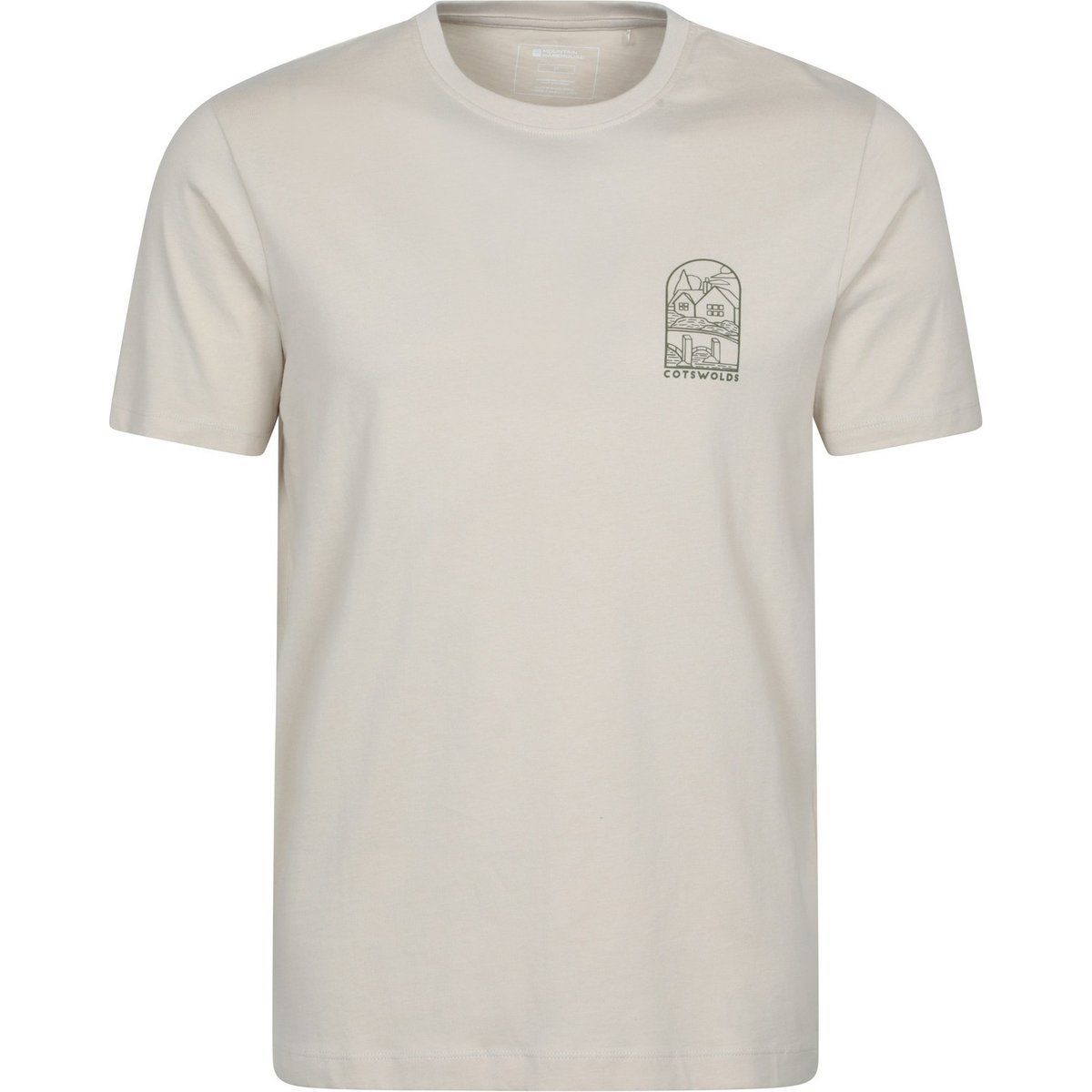 Mountain Warehouse - "Cotswold" T-Shirt für Herren kurzärmlig (Naturweiß)