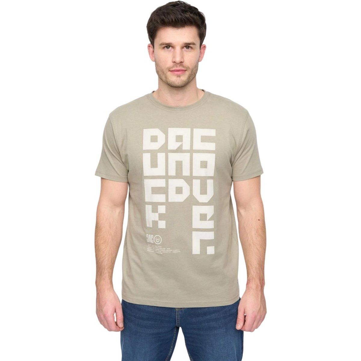 Duck and Cover - "Squarelarge" T-Shirt für Herren (Salbei)