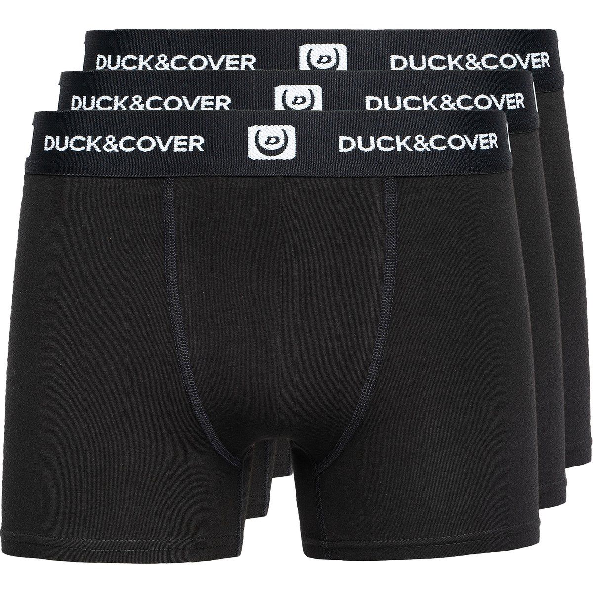 Schwarze Herren-Boxershorts im Dreierpack