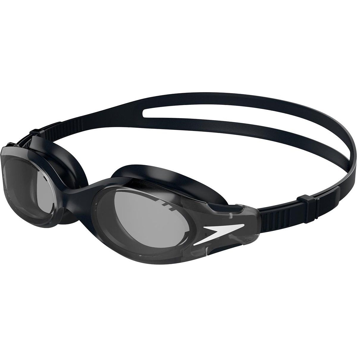 Elegante schwarze Schwimmbrille