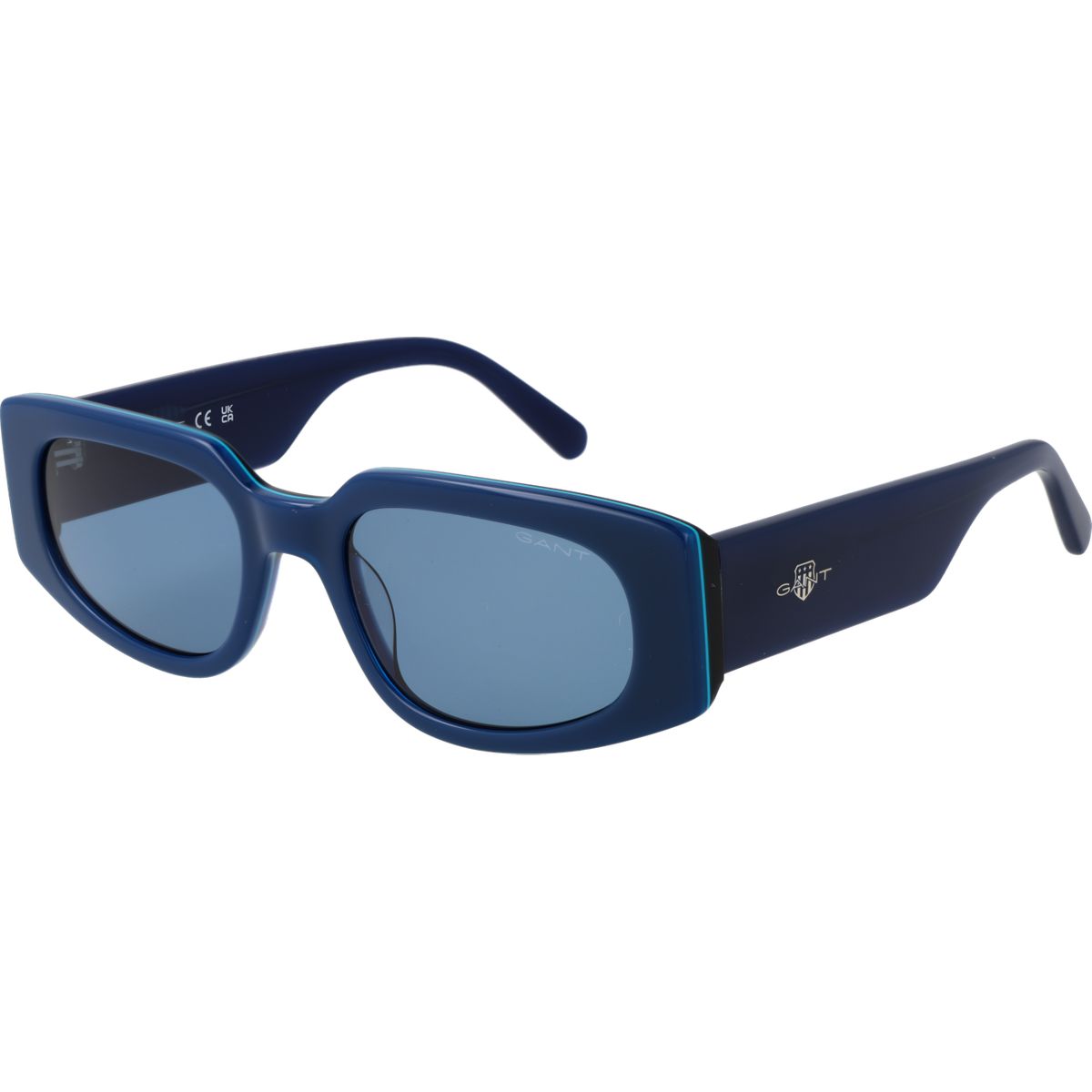 Markante ovale Acetat-Sonnenbrille