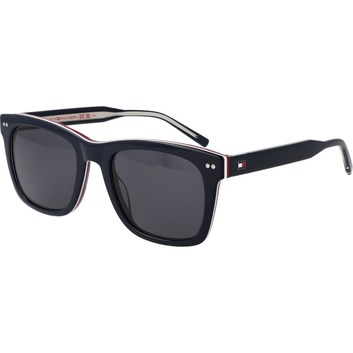 Herren Sonnenbrille mit rechteckigem Acetatrahmen