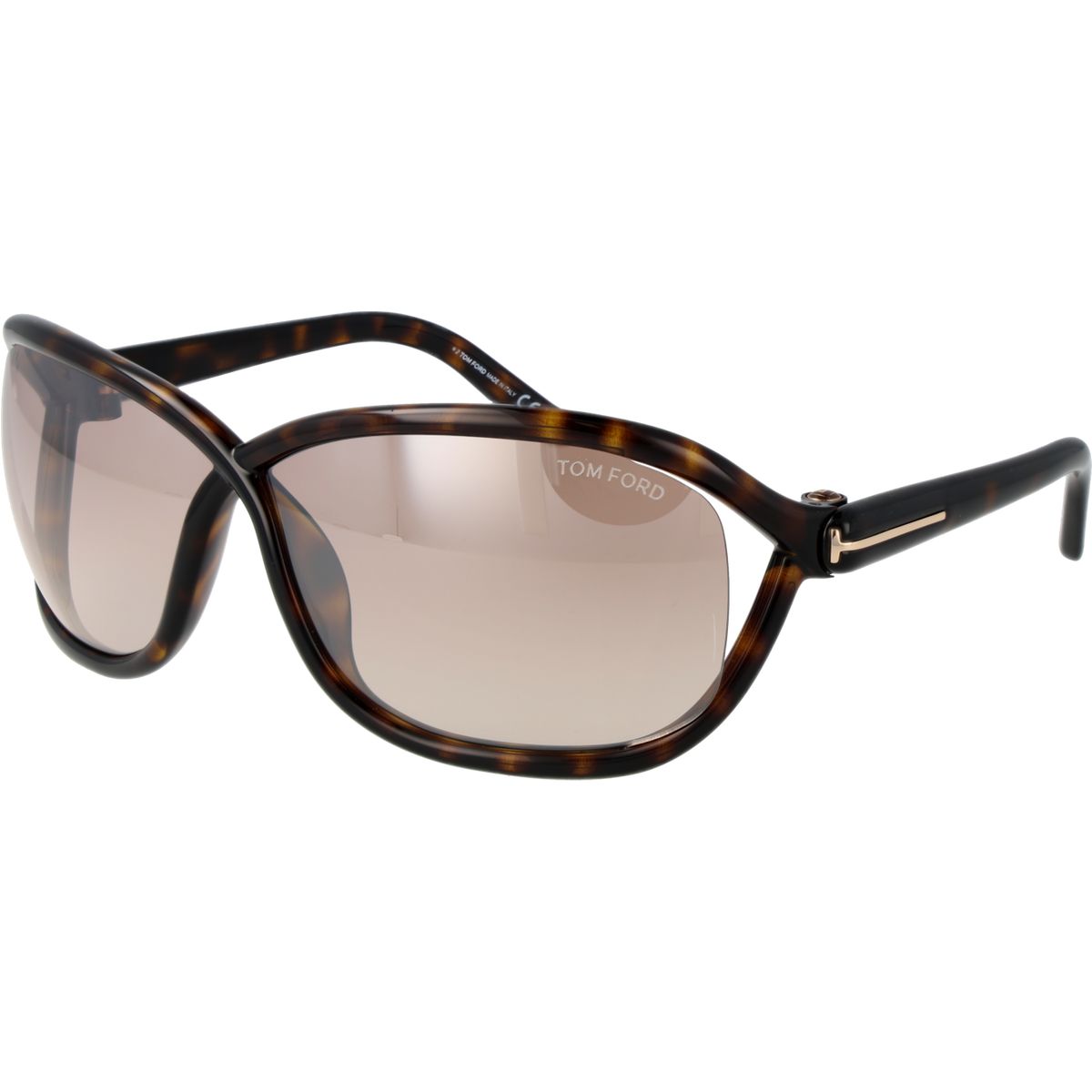 Übergroße Sonnenbrille mit Schmetterlingsrahmen