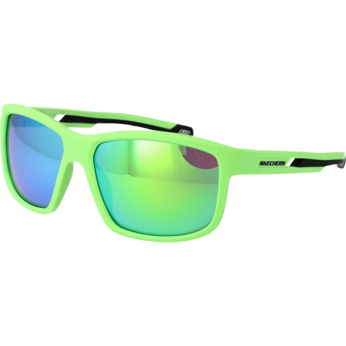 Sportliche Vollrand-Sonnenbrille mit Verspiegelung