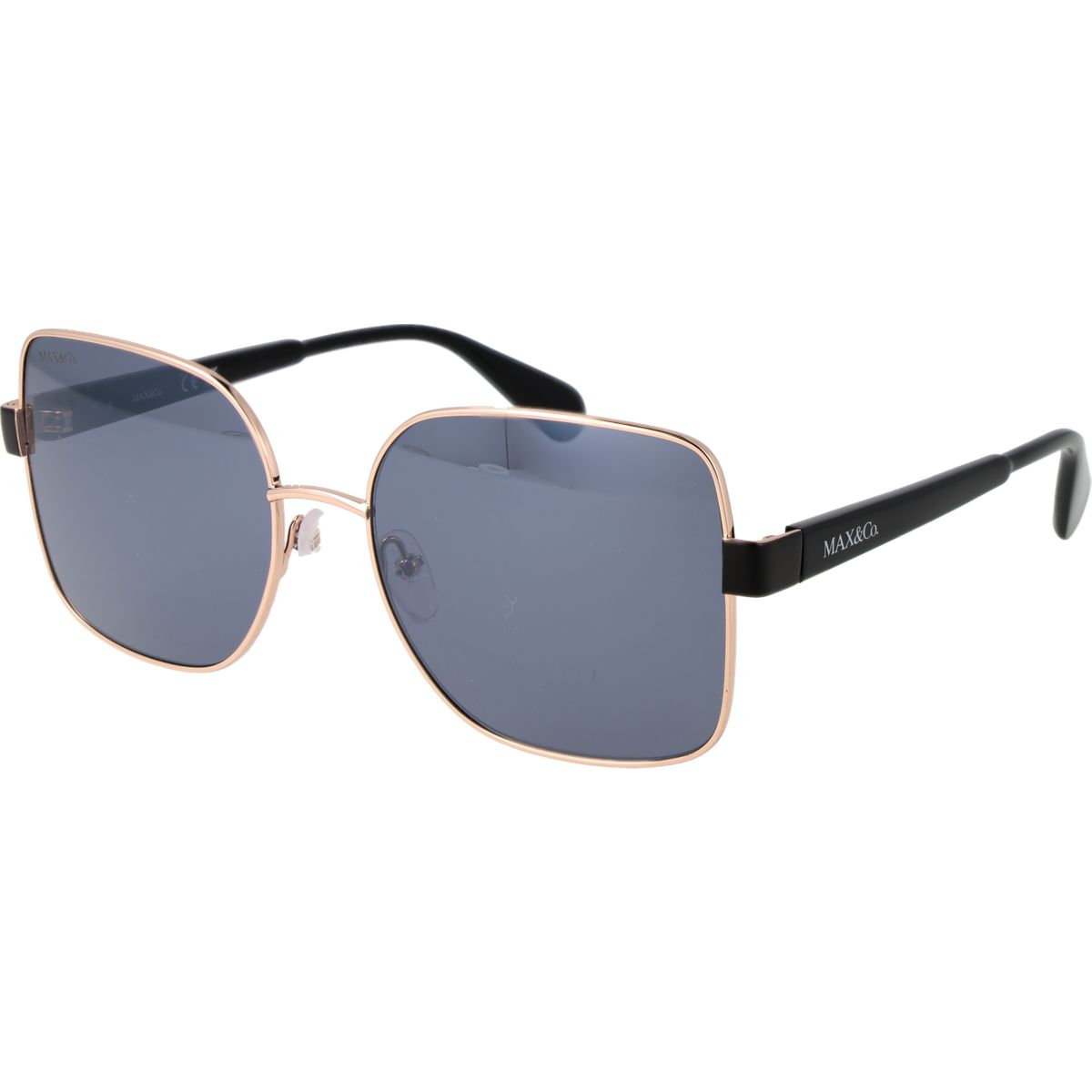 Quadratische Butterfly Sonnenbrille mit Metallrahmen