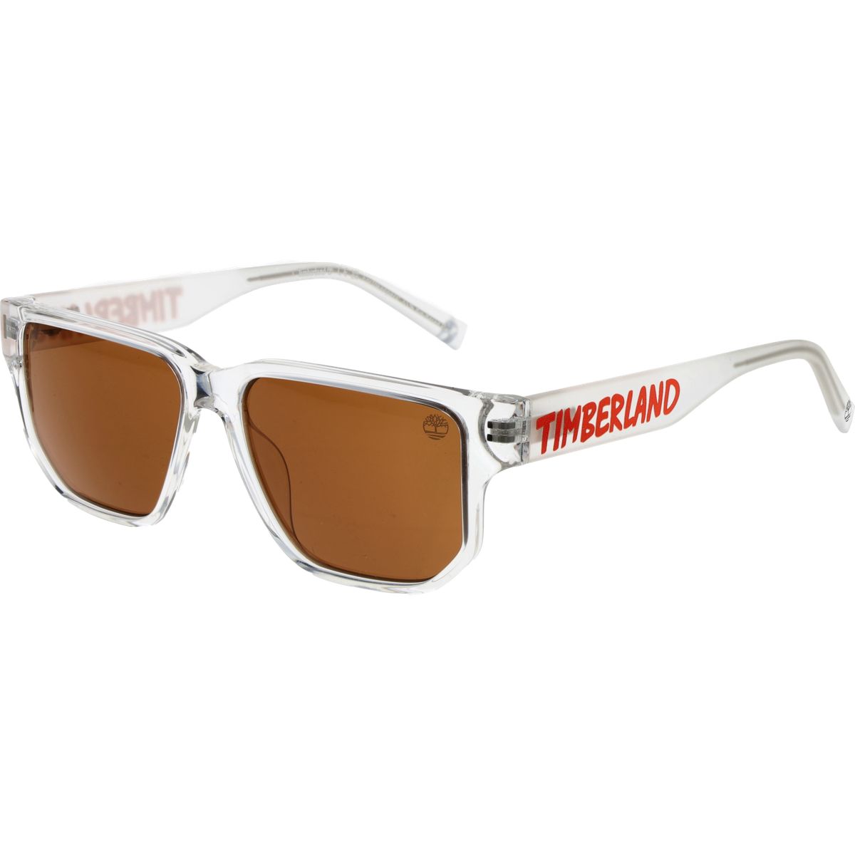 Rechteckige Sonnenbrille mit Logo-Detail