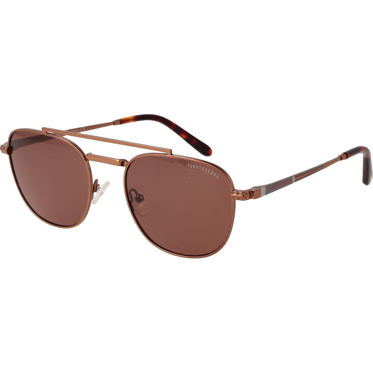 Metall-Pilotenbrille mit oberem Steg