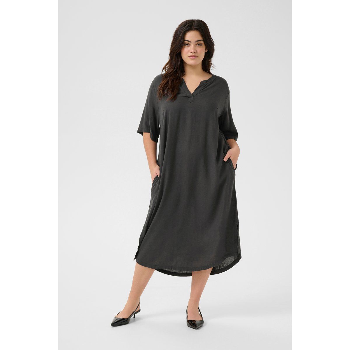 Lockeres Midikleid