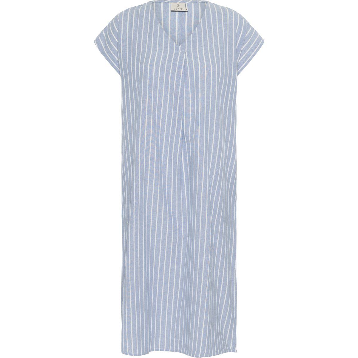 Gestreiftes lässiges T-Shirt-Kleid