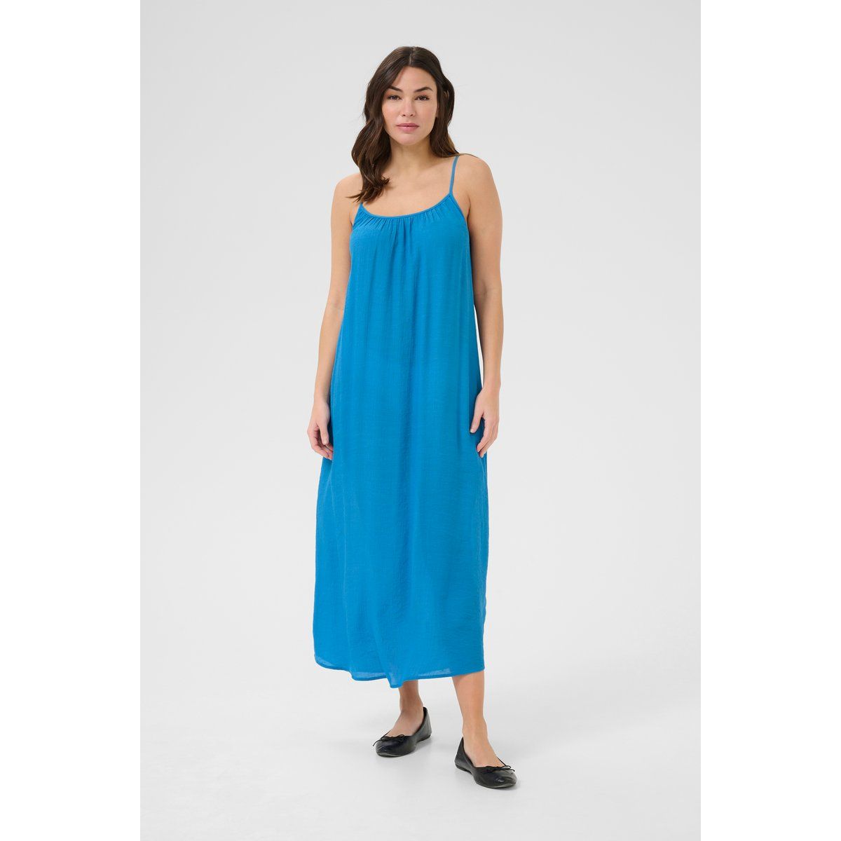 Weites Maxi-Kleid mit Spaghettiträgern