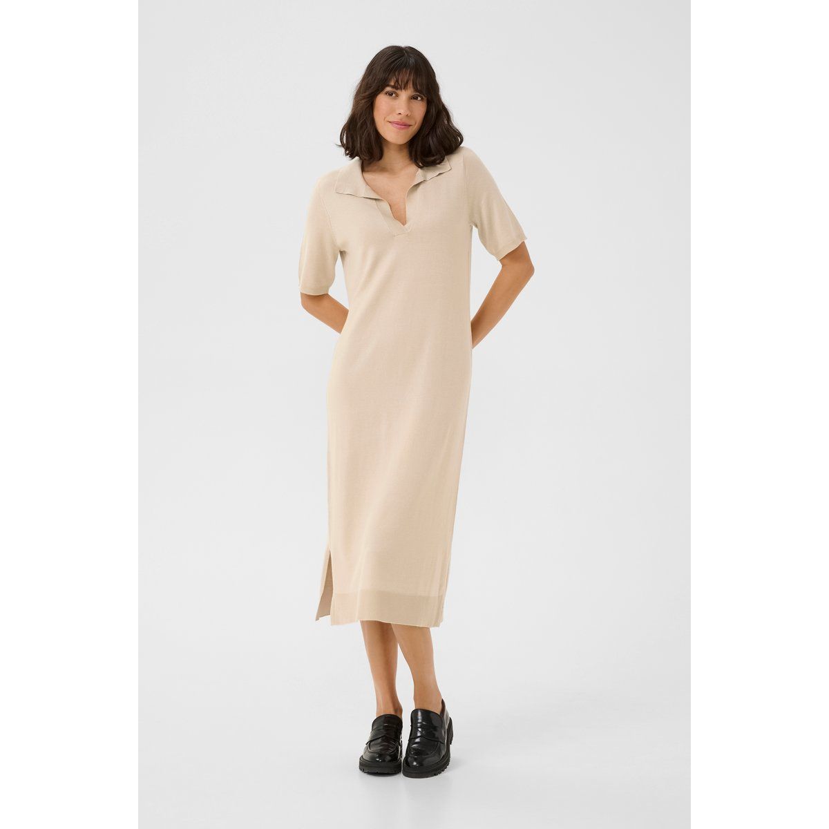 Kleid Casual fit beige