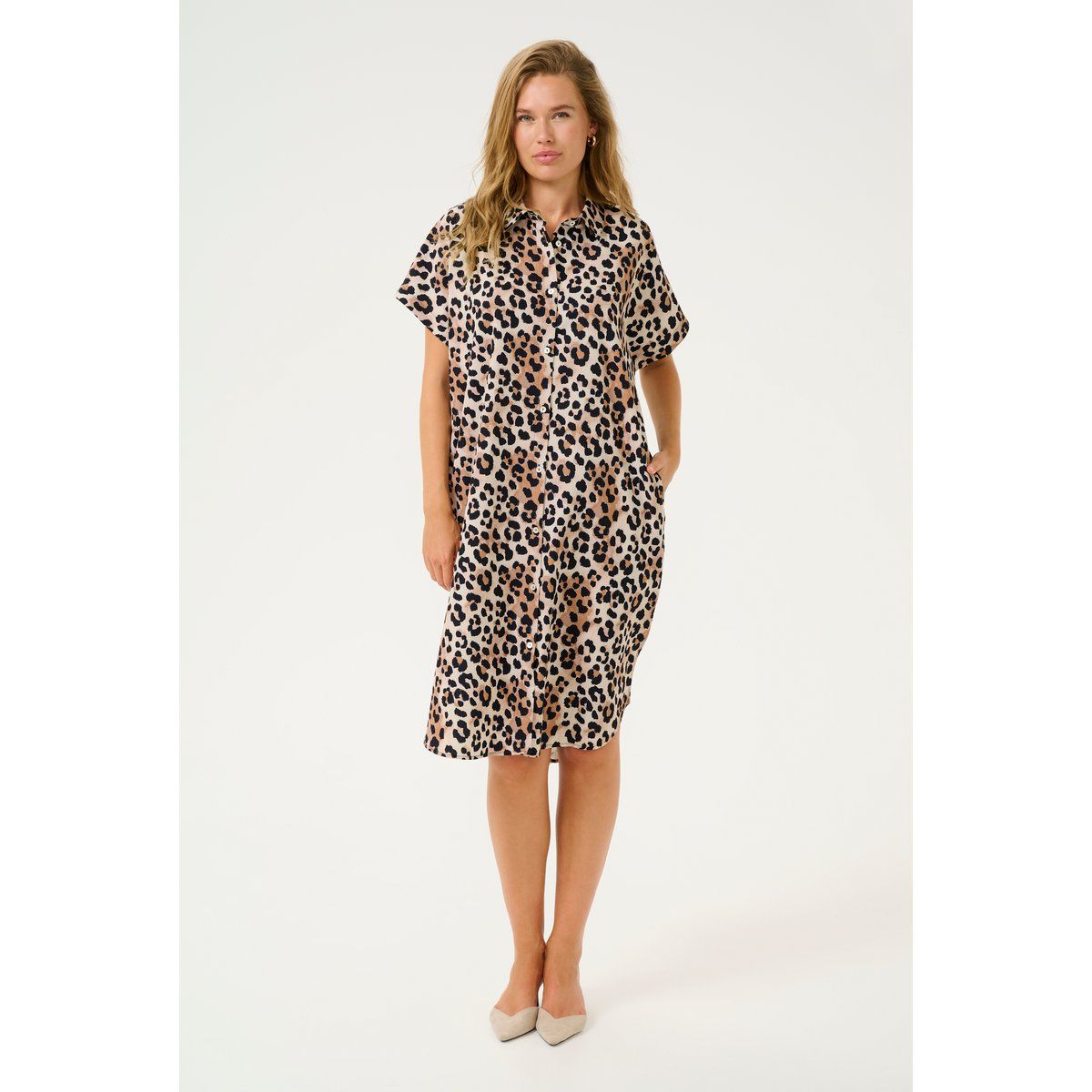 Kleid Oversize Schnitt animal
