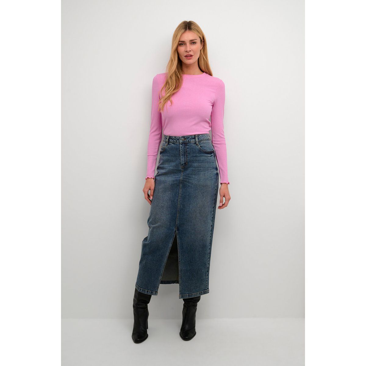 Slim-Fit Langarmshirt