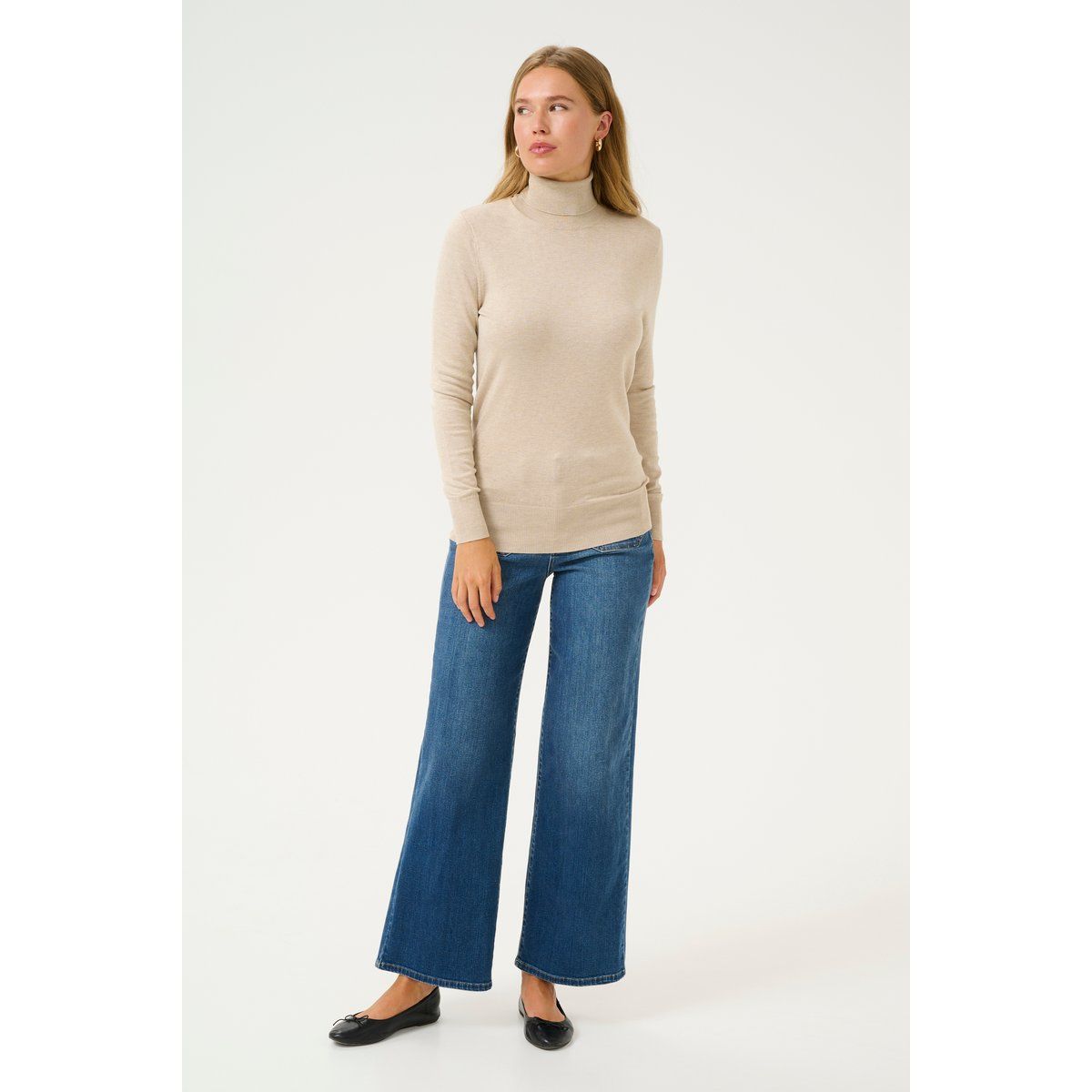 Klassisches Slim-Fit Rollkragentop