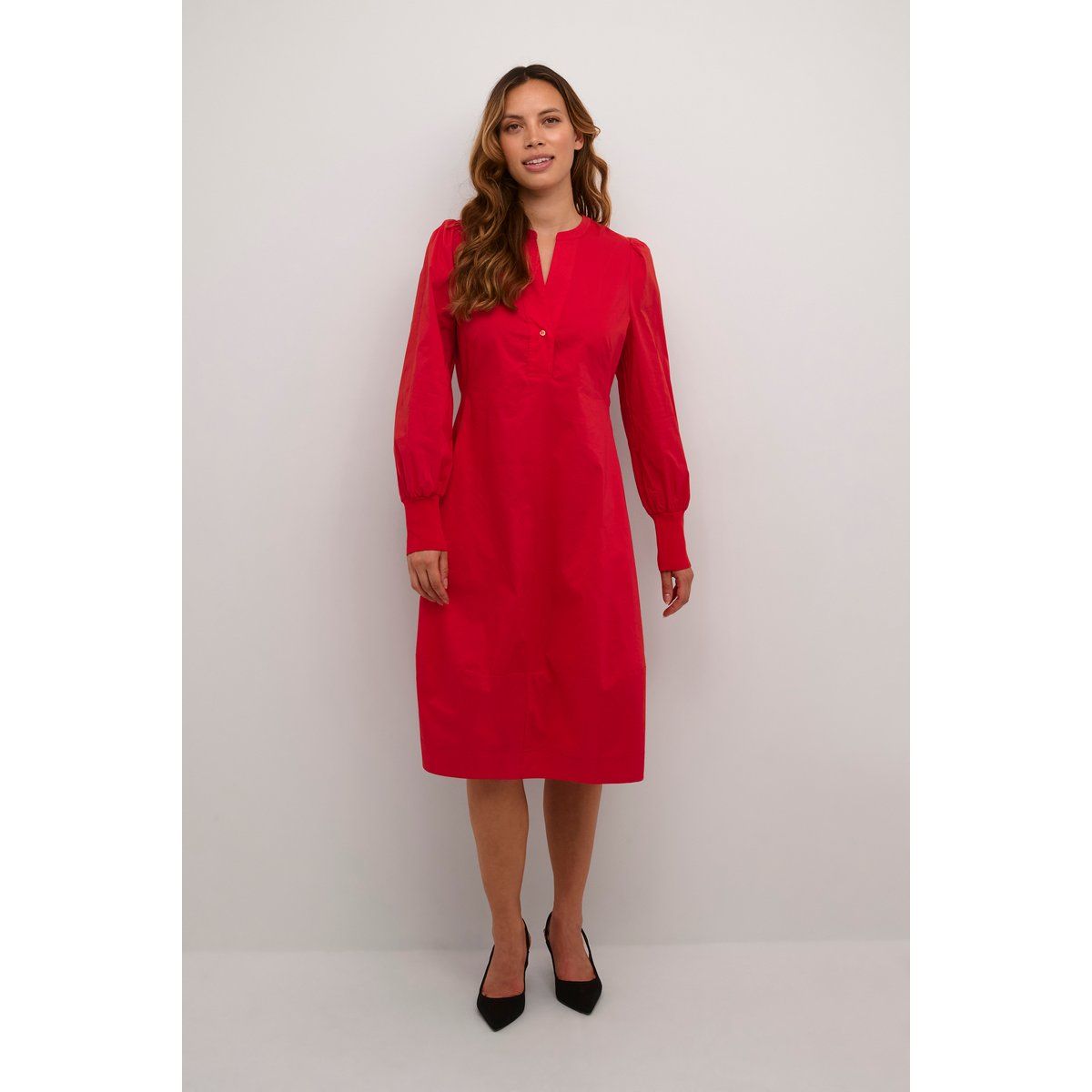 Kleid Feminine Fiery Red