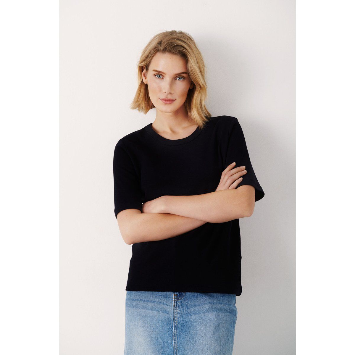 T-shirt Gerade Passform Night Sky dark blue