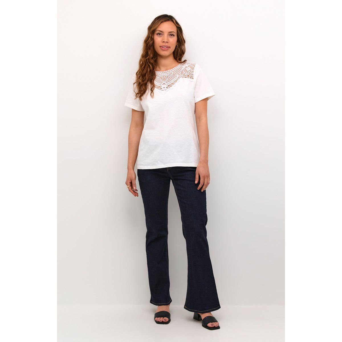 T-shirt Relaxed fit Spring Gardenia white