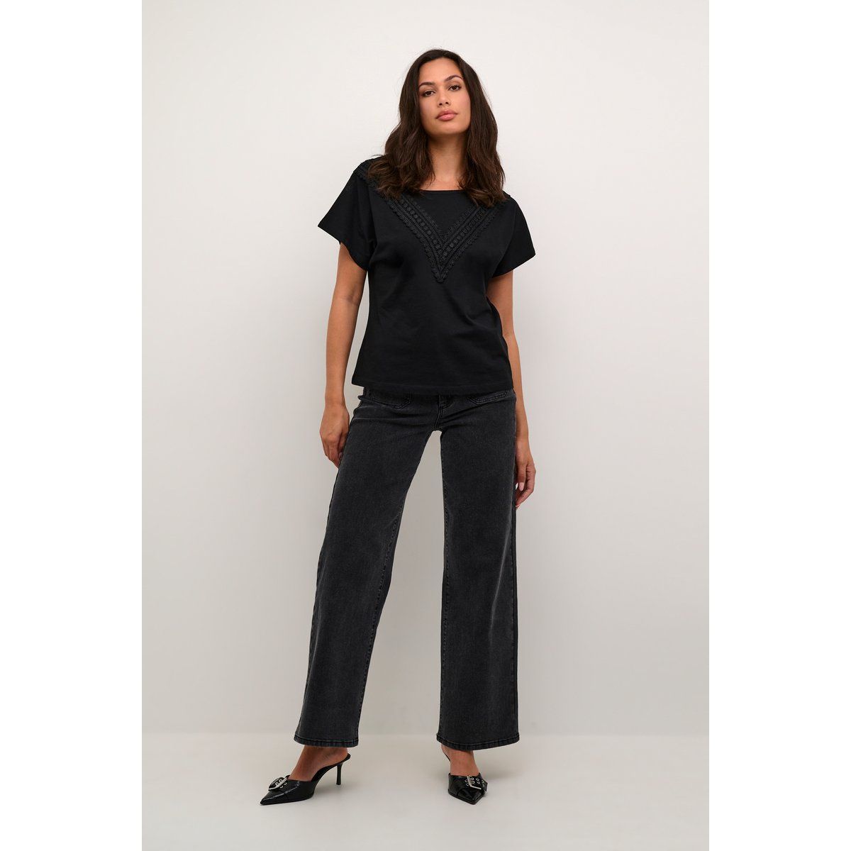 T-shirt Loose fit Black