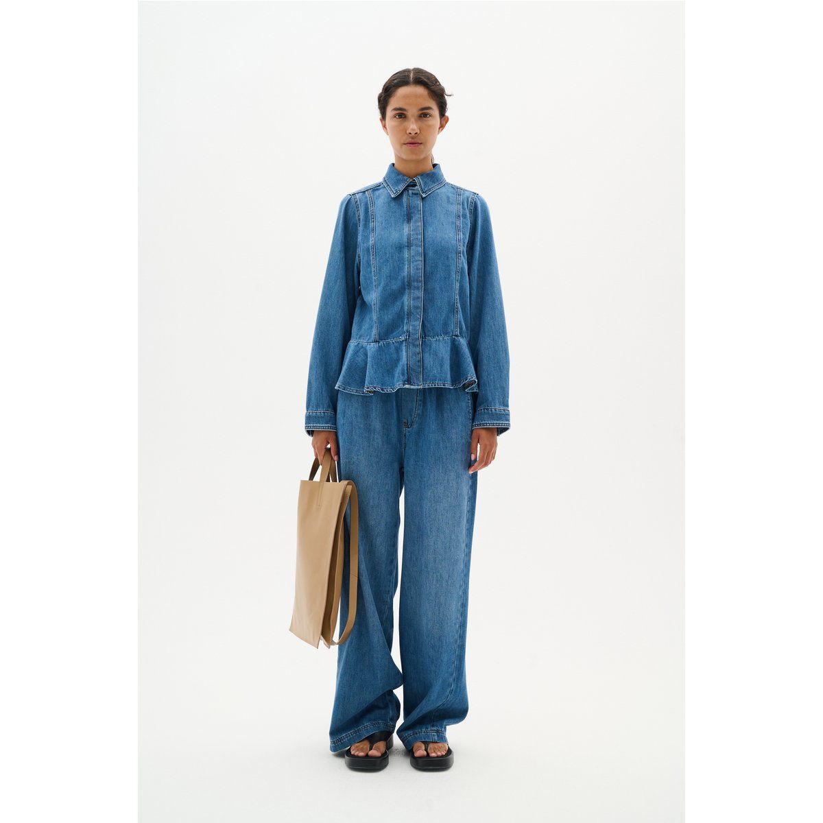 Weit geschnittene Jeans aus entspanntem Denim