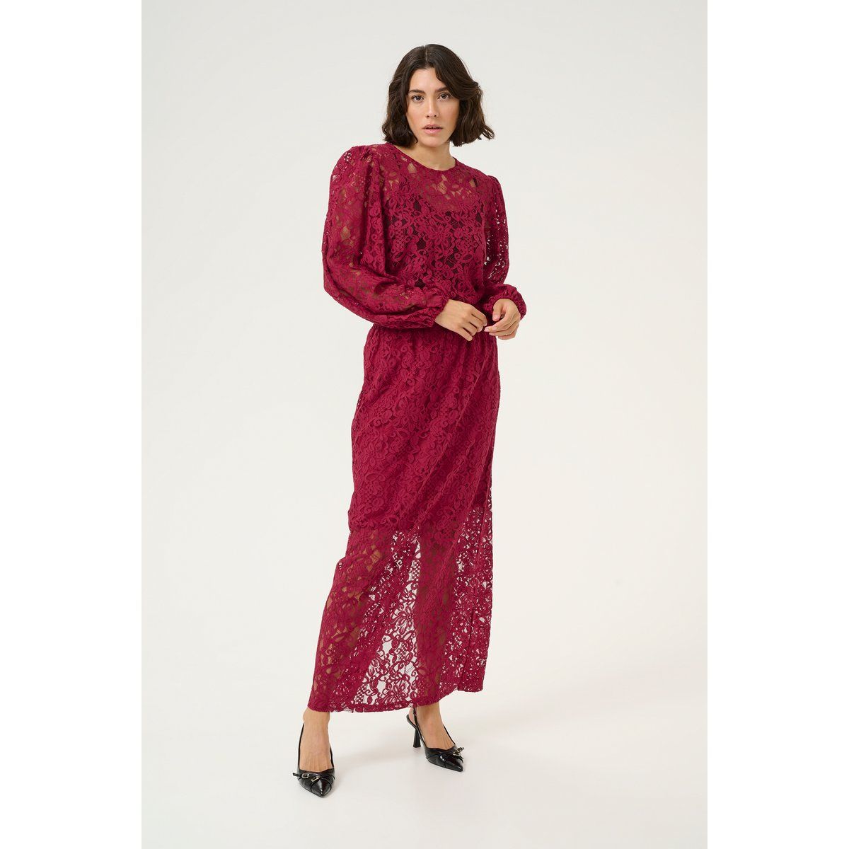 Elegante Langarm Spitzenbluse