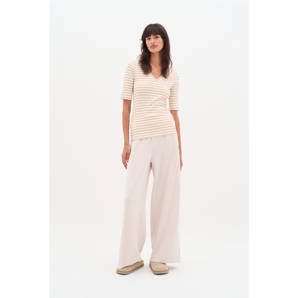 Gestreiftes Slim Fit Jersey Top