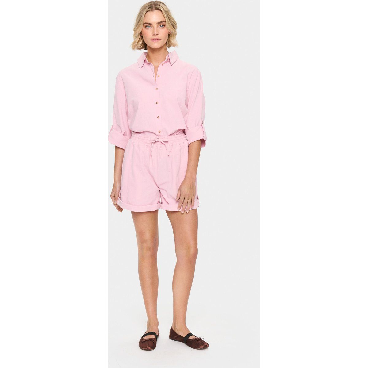 Shorts Gerade Passform Pink Nectar pink