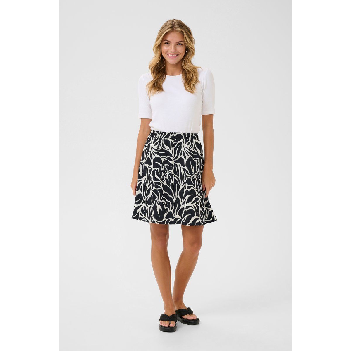 Rock Regular fit Midnight Marine/Chalk Leafs marine
