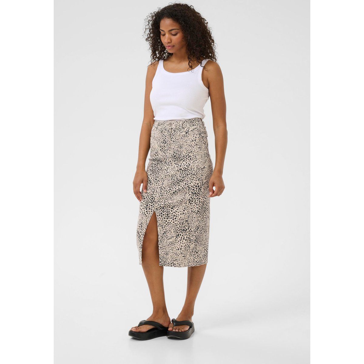 Rock Slim fit Abstract Leopard animal