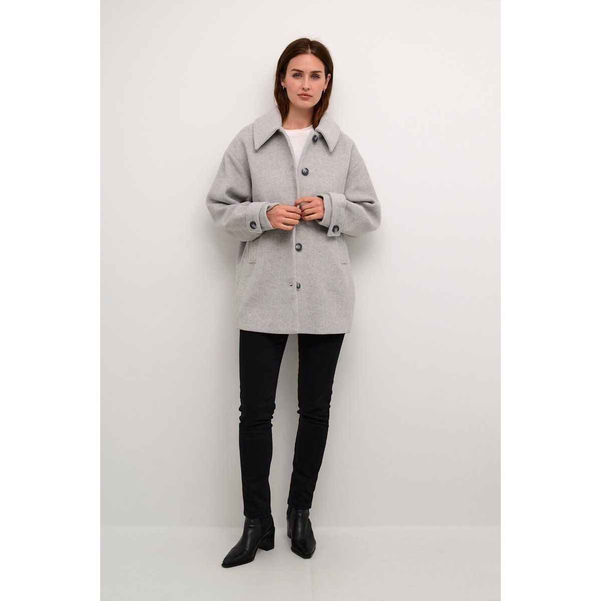 Jacke Oversize fit Grey Melange