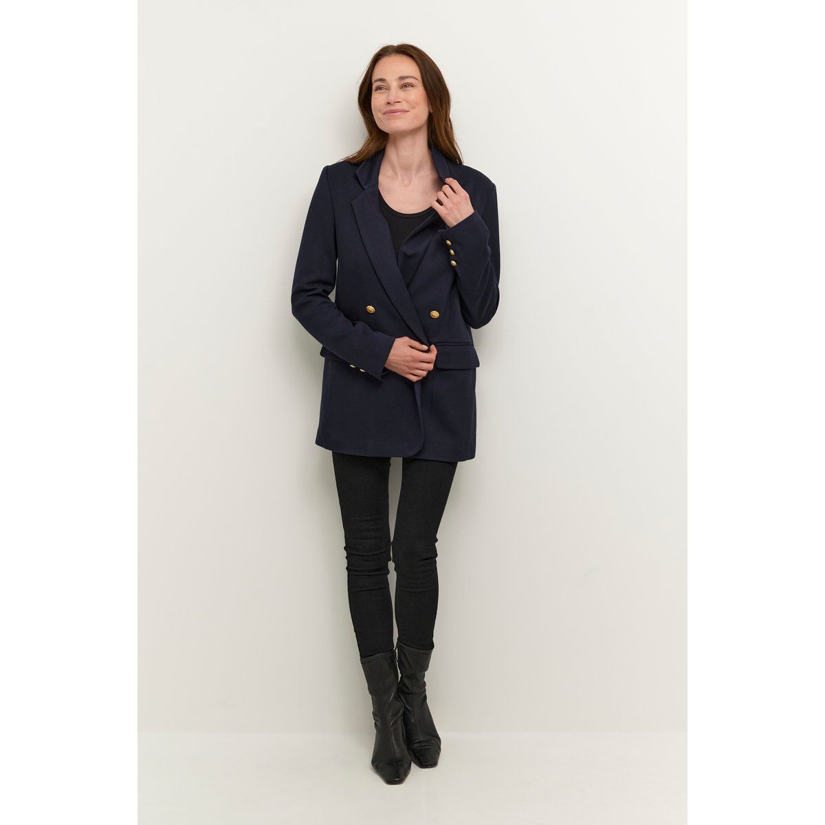 Blazer Tight fit Salute dark blue