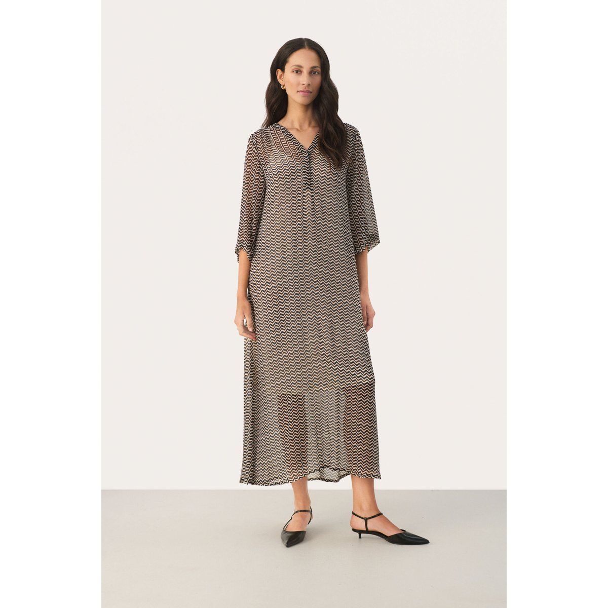 Kleid Gerade Passform multicolour