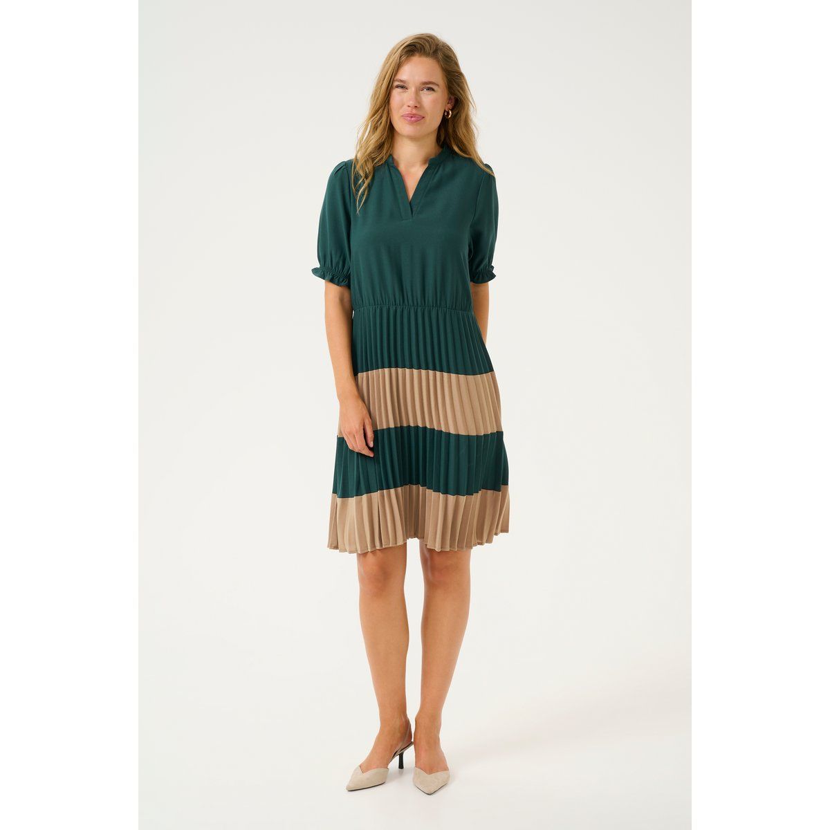 Kleid Feminine green