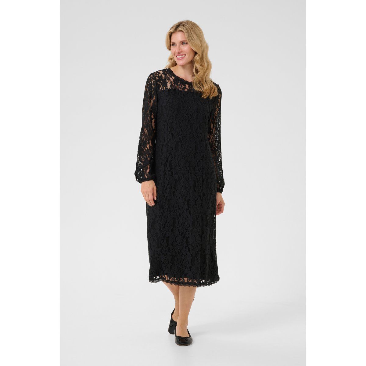 Jerseykleid Feminine Pitch Blac