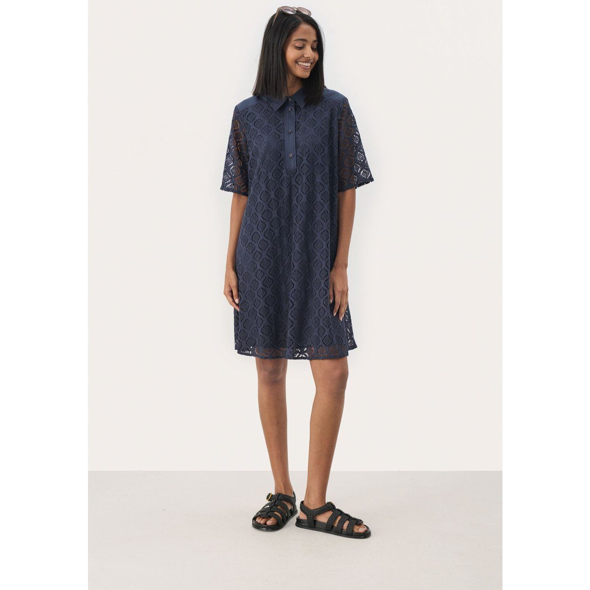 Kleid Relaxed fit blue navy